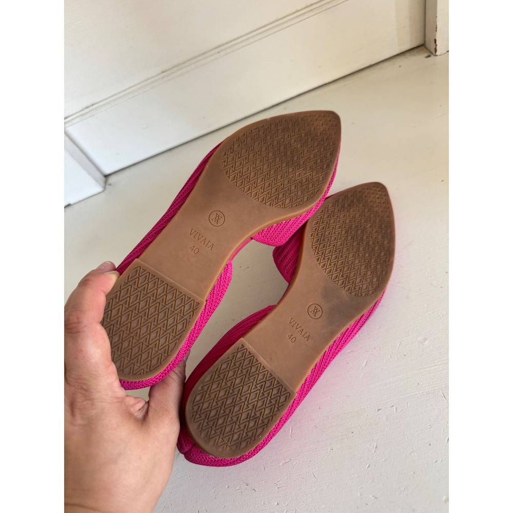 Vivaia hot pink Ari pointed toe flats size 40 (their US 9) - Picture 8 of 12